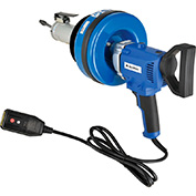 Global Industrial™ Electric Auto-Feed Handheld Drain Cleaner pour 3/4-3ID, câble 5/16x25