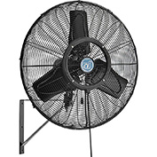 Ventilateur de brumisation mural Continental Dynamics® 24, extérieur, oscillant, 7435 CFM, 1/7 HP