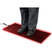 Produits confortables Tapis de sol chauffant pour les pieds™ 1/4 Épais 3' x 2' Noir