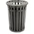Poubelles en acier à lattes ultra-résistantes