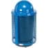 Poubelles de recyclage en acier diamanté à revêtement thermoplastique