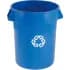 Poubelles en plastique destinées au recyclage des déchets ménagers	