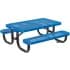 Tables de pique-nique pour enfants en métal déployé