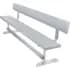 Bancs en aluminium avec dossier