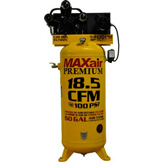 MaxAir C5160V1-MAP, 5 HP, mono-étagés Comp, 60 Gal, Vertical, 170 lb/po2, 18,5 pi3/min, 1 Phase 208-230V