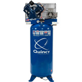 Quincy QT-54; Compresseur d'air à deux étages, 5 HP, 60 gallon, vertical, 230V-1-Phase