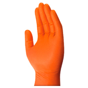 Mechanix Wear Gants RDT en nitrile de qualité industrielle sans poudre, Orange 8 MIL, Large, 100 Gants/Boîte