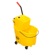 Rubbermaid WaveBrake® 2 Mop Bucket - Wringer Combo w/Side Press, 26-35 Qt. 7580-88