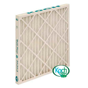 Filtre Koch Filtre™ plissé vert, 16 x 25 x 2, MERV 13, haute capacité, qté par paquet : 12