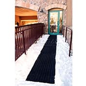 HeatTrak® Tapis d’extérieur pour la fonte de la neige et de la glace Tapis chauffant pour passerelle 1/2 épais 2 x 10 120 volts noir