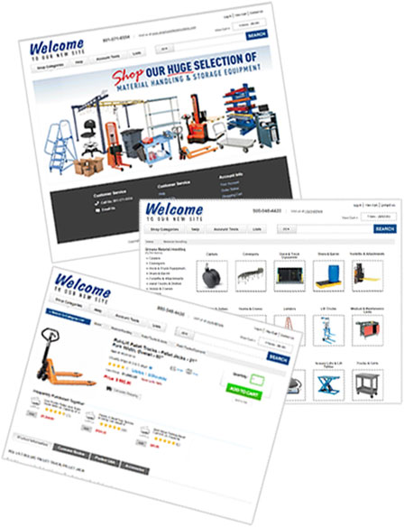 Site web de commerce électronique en marque blanche